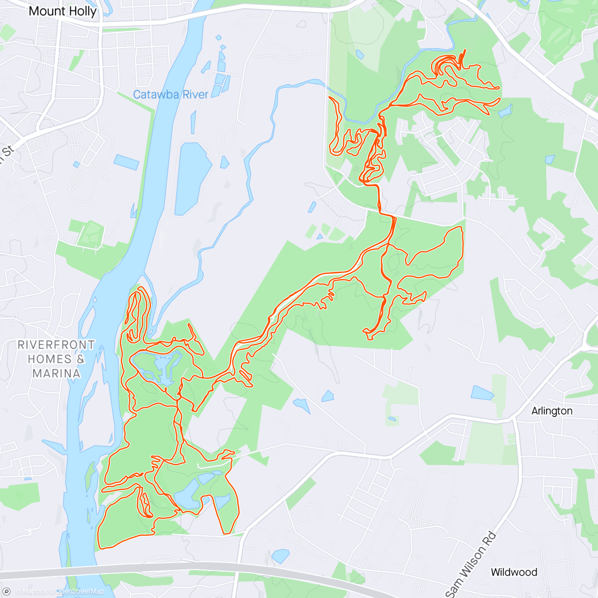 Map of the activity, Beauty day on the MTB - WWC