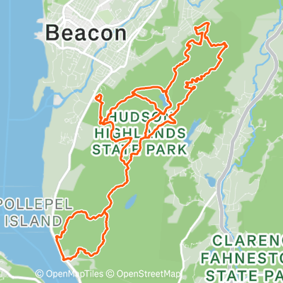 Breakneck Marathon | 25.6 mi Trail Running Route on Strava