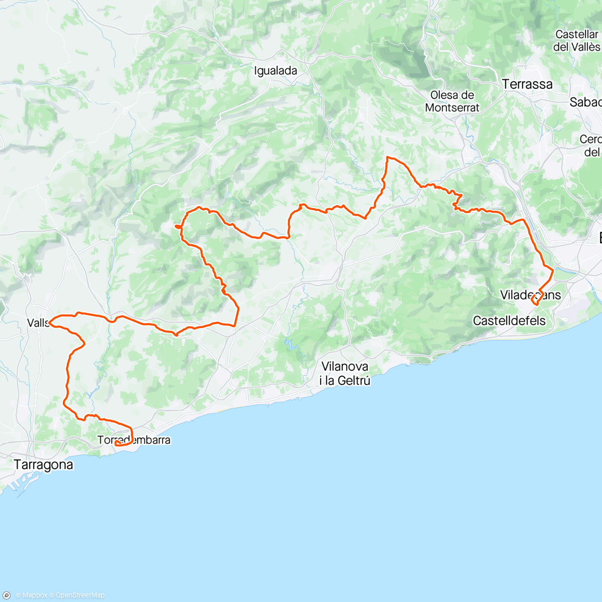 Map of the activity, Catalunya 5
