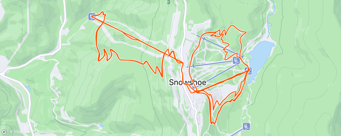 Map of the activity, Afternoon Ride