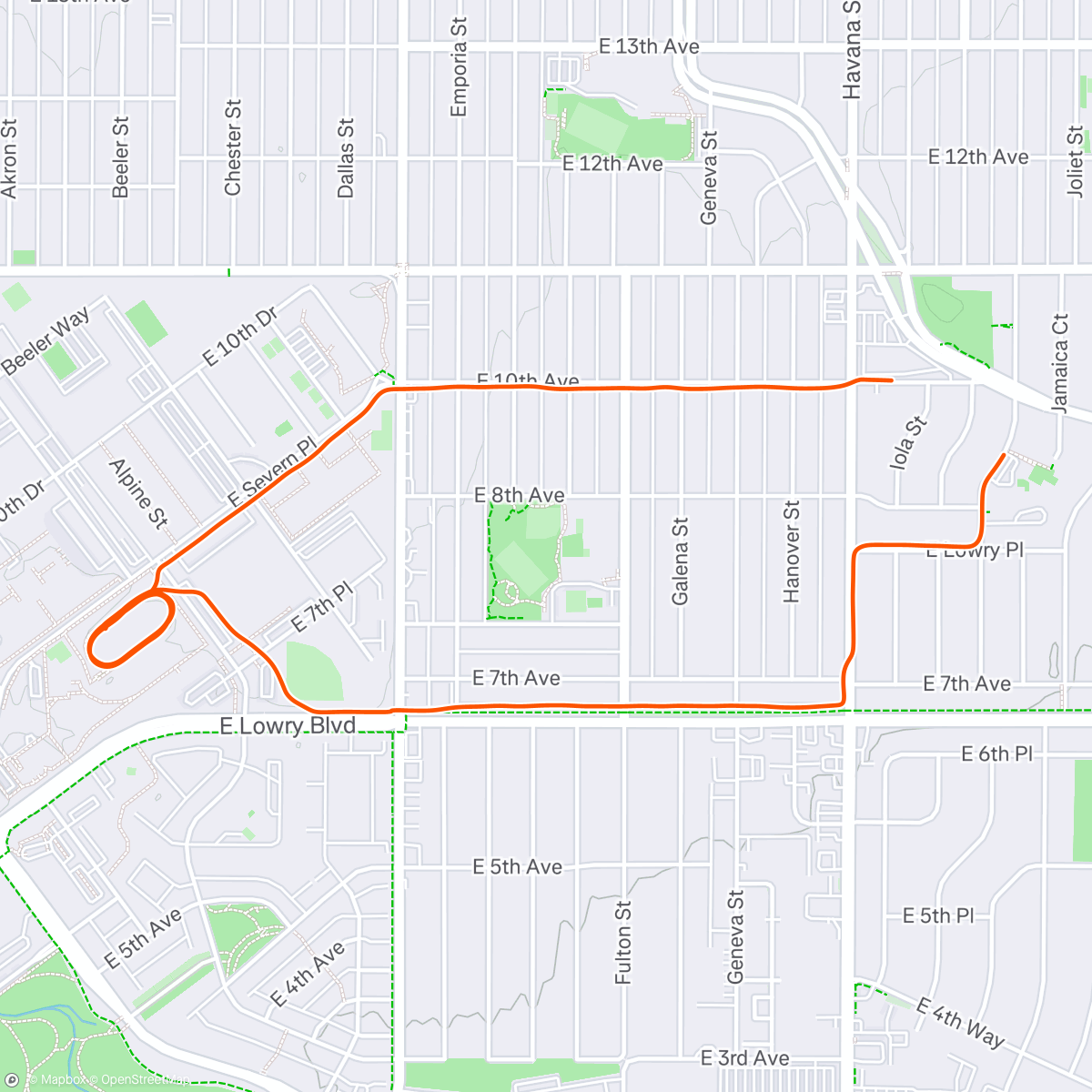 Map of the activity, A freshly plowed track. Every runners dream