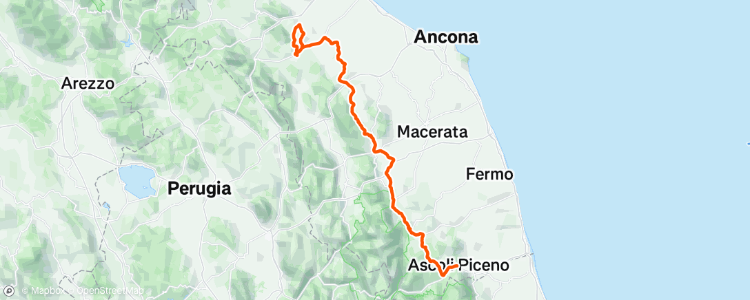 Map of the activity, Morning Ride