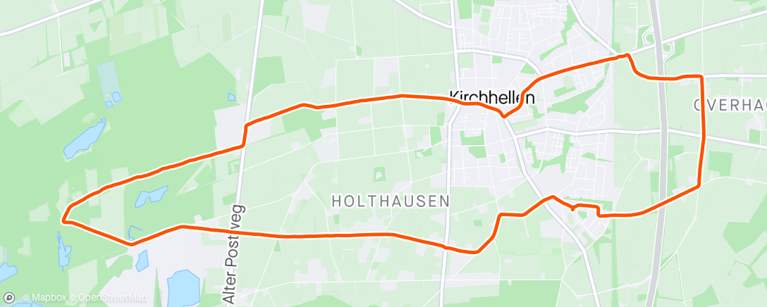 Map of the activity, Morgen Runde um Kirchhellen 😅🤗