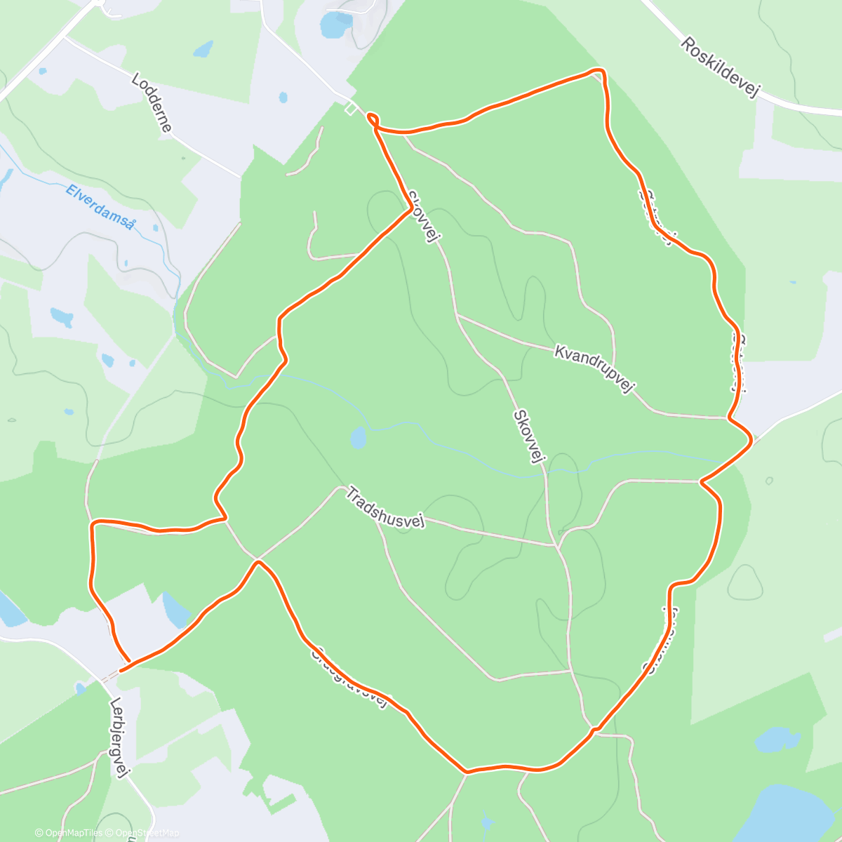 Карта физической активности (Afternoon Run)