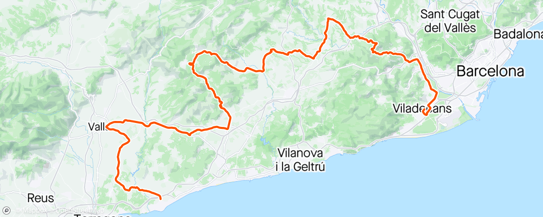 Map of the activity, Volta 5