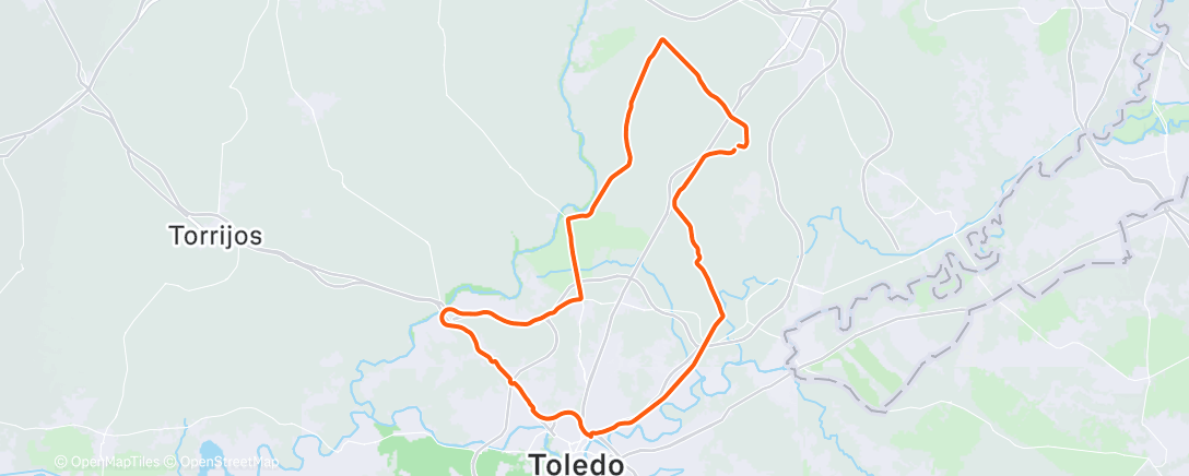 Map of the activity, 74.- una de Toledo antes de la comida Motivaos team