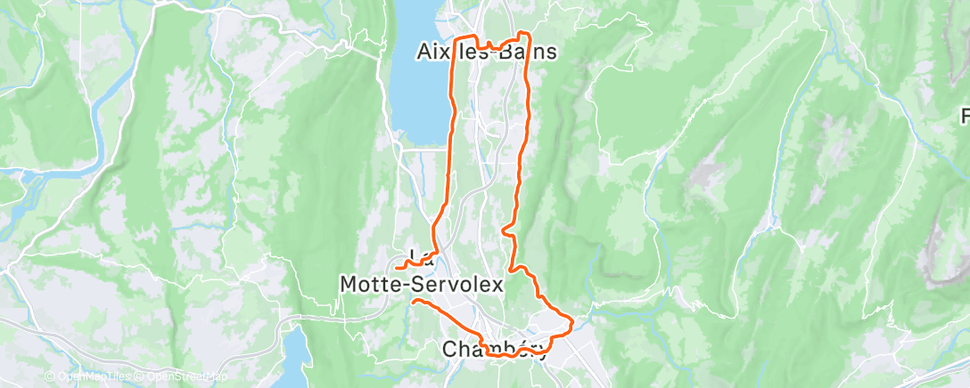 アクティビティ「Lunch Ride」の地図