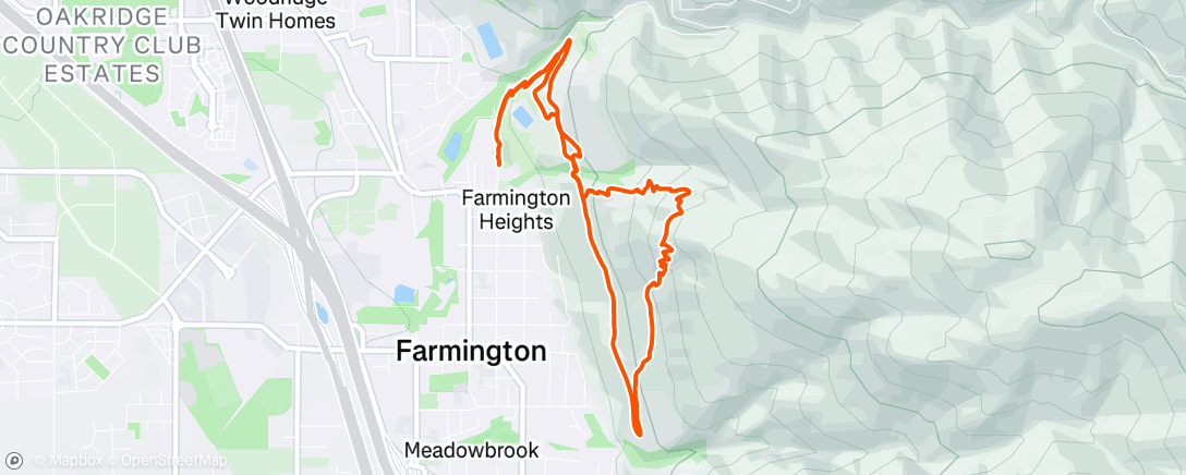 Map of the activity, Flag Rock