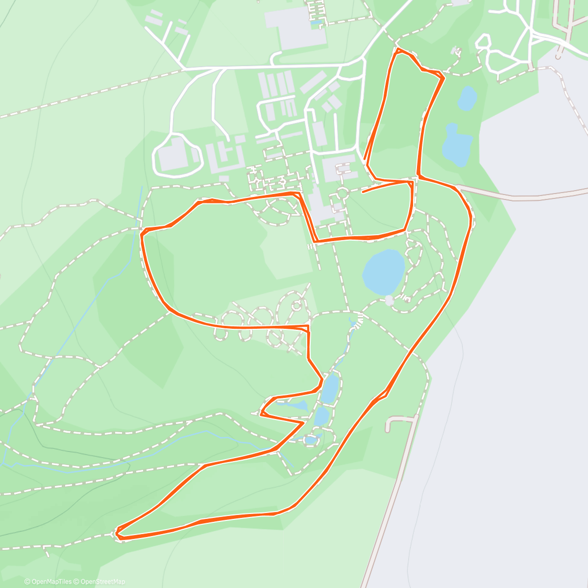 Map of the activity, Wakehurst Parkrun