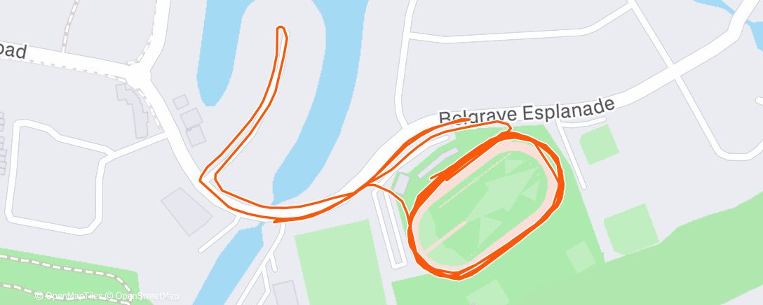 Карта физической активности (Morning Run)