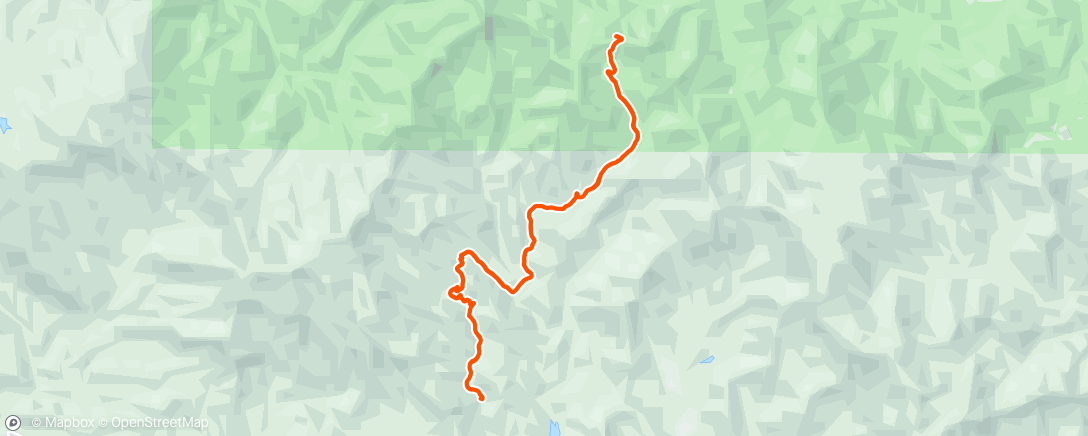 Map of the activity, Morning Hike