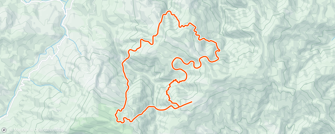 Карта физической активности (Zwift - 04. Power Surge on Climb Portal - Volcano in France)