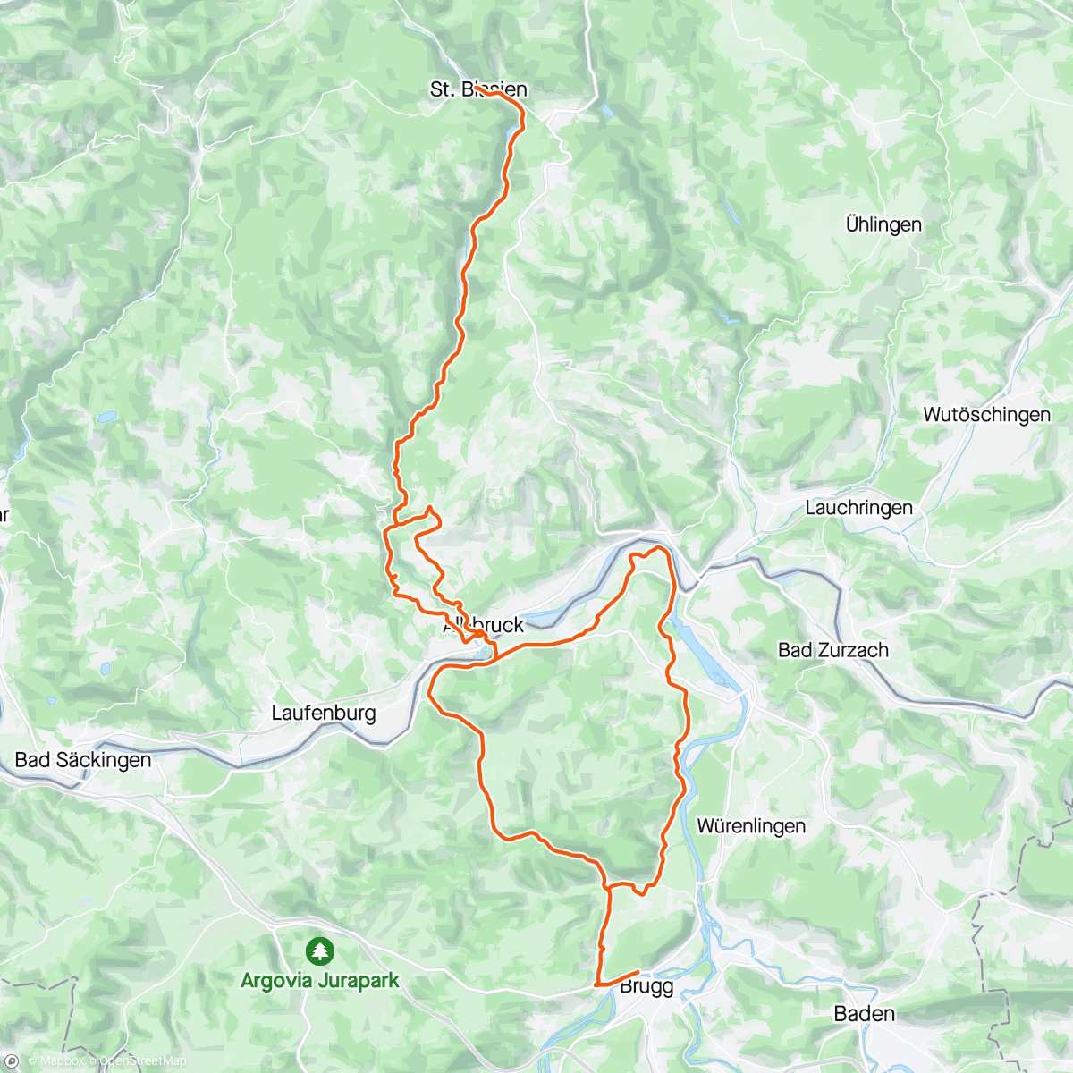 Map of the activity, Käffchen im Schwarzwald