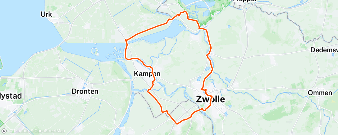 Mapa de la actividad, De kerstkilo's d'r weer af gedraaid 🌲🚴‍♂️