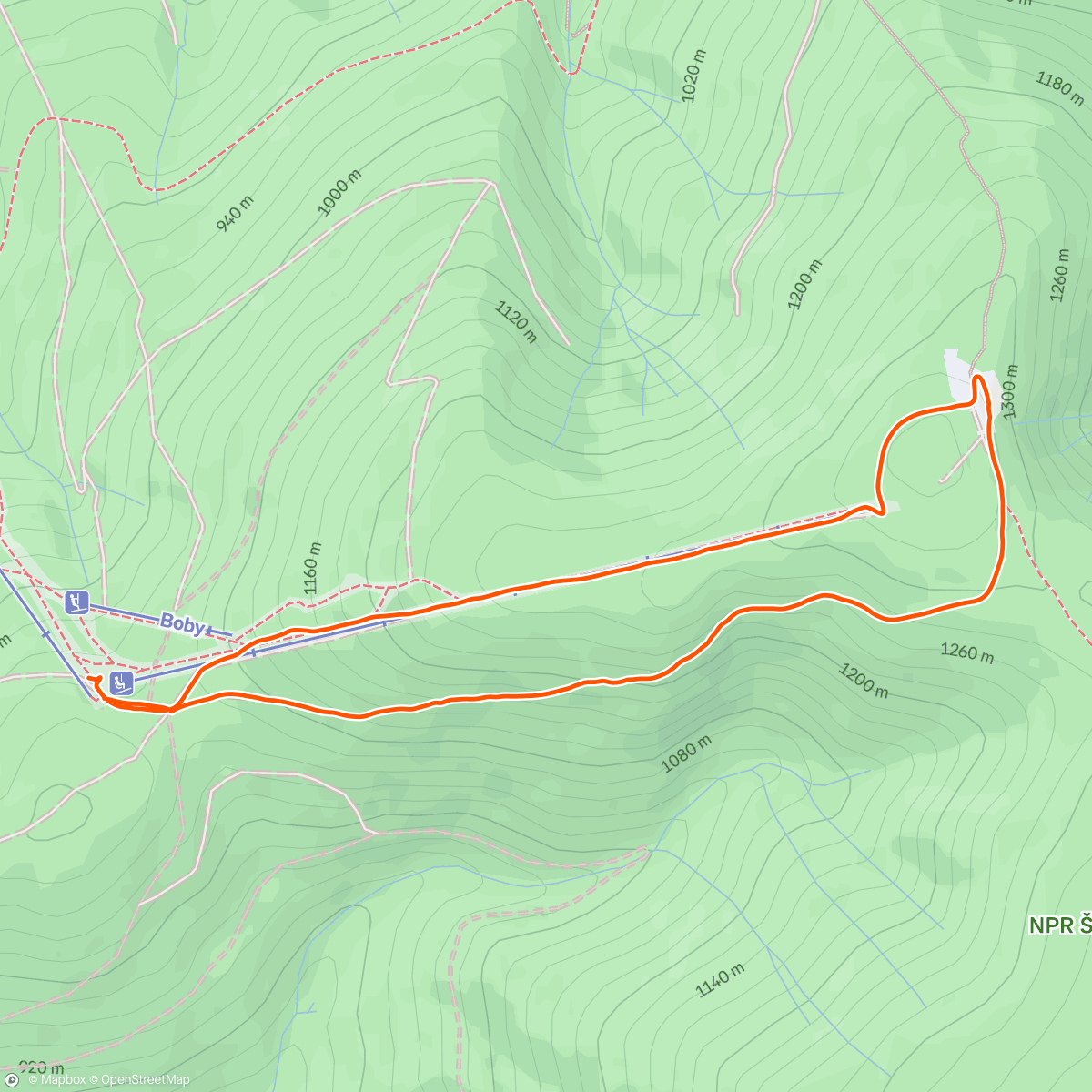 Map of the activity, 🎒 Čerňava, Šerák a z5!