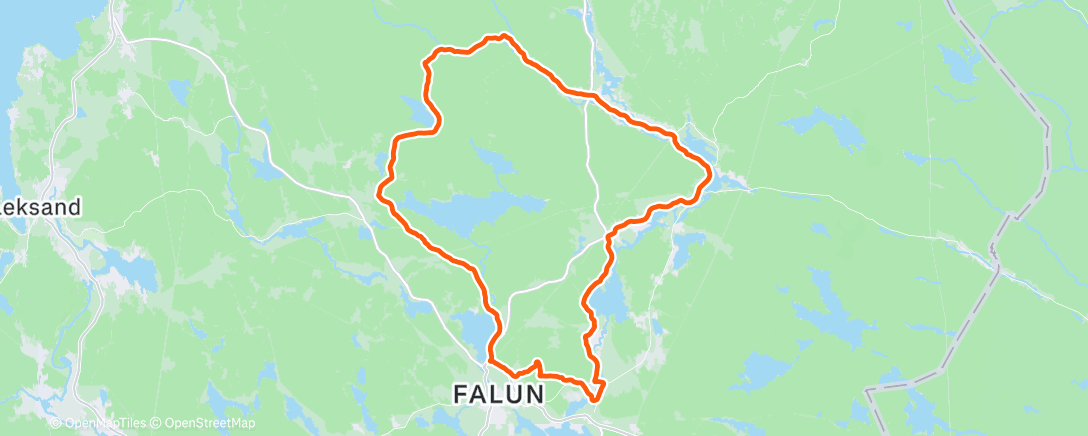 Map of the activity, Morning Mountain Bike Ride