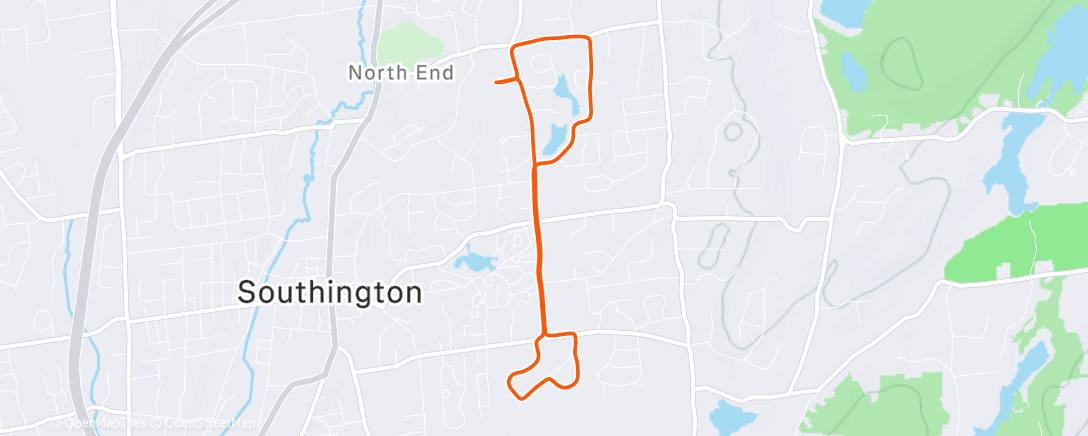 Карта физической активности (Afternoon Run)