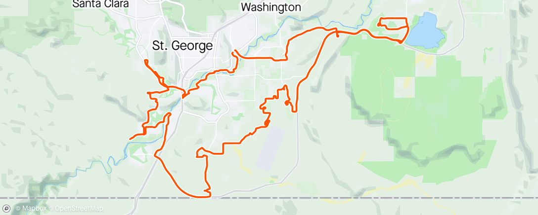 Map of the activity, 05/10/2024 St. George, Utah