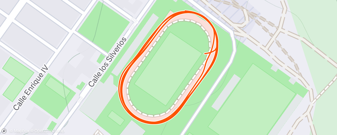 Map of the activity, Lunch Run
