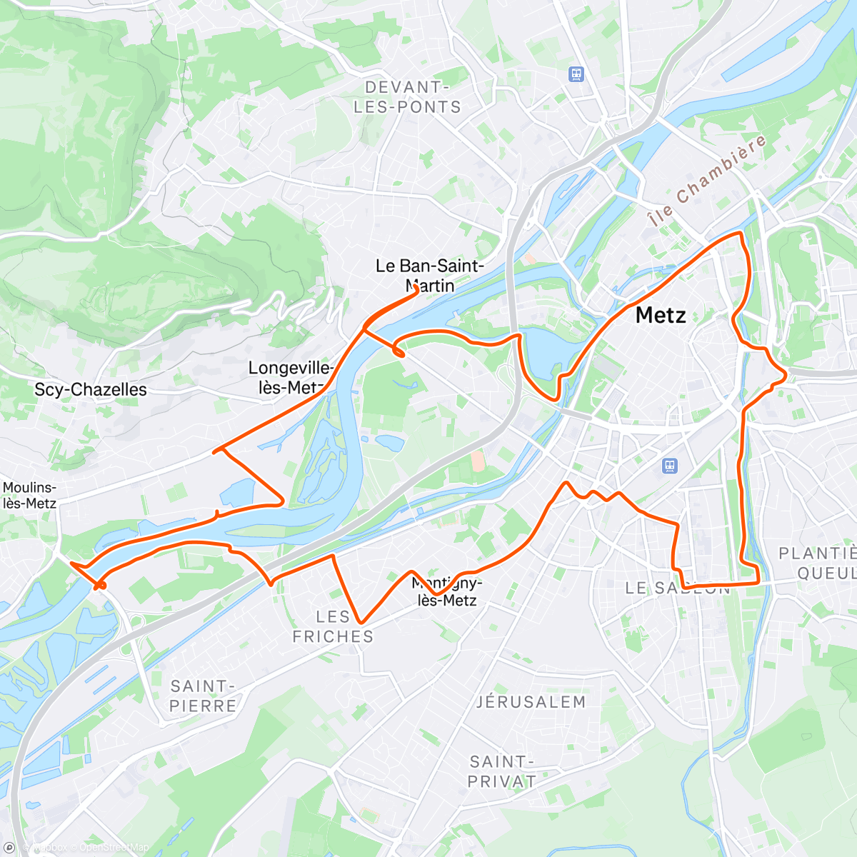 Map of the activity, Vtt récup 😁