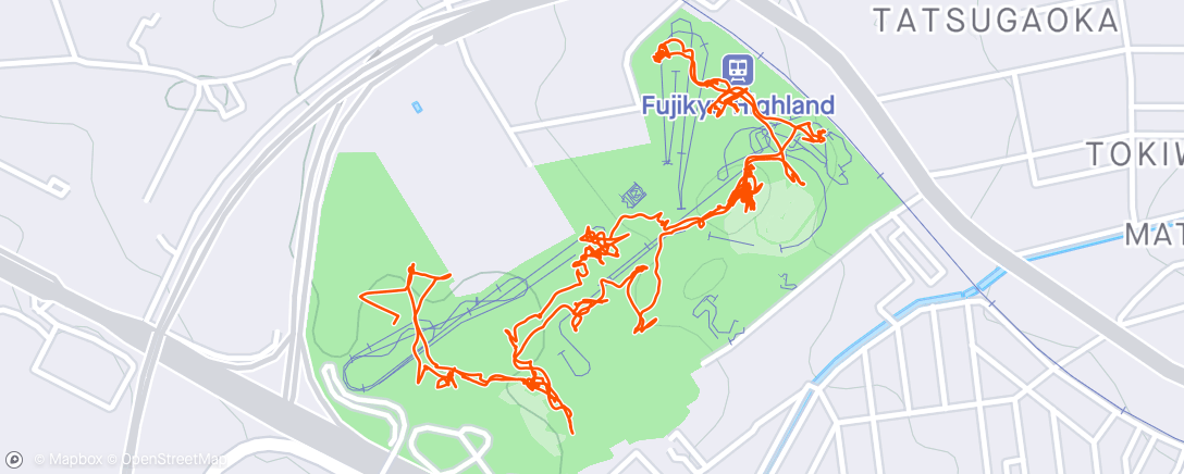 Map of the activity, 富士急
