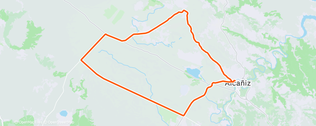 Map of the activity, Morning Ride