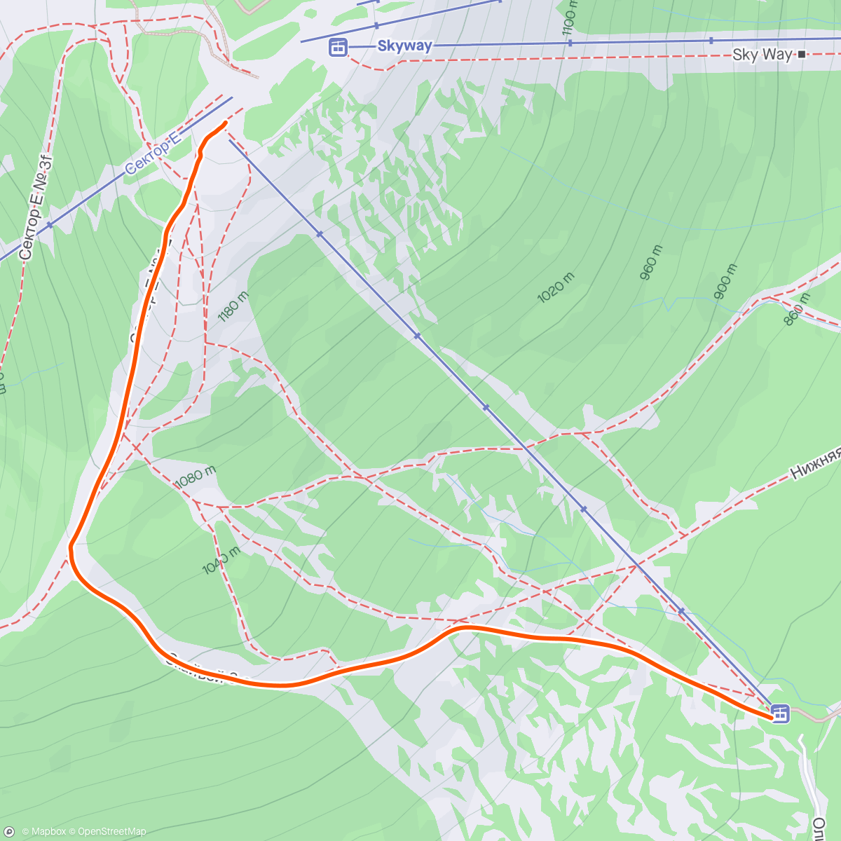 Map of the activity, Панорама