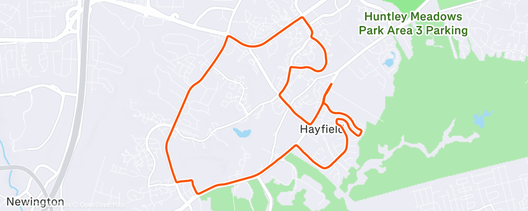 Map of the activity, 🔋 Lunch Ride