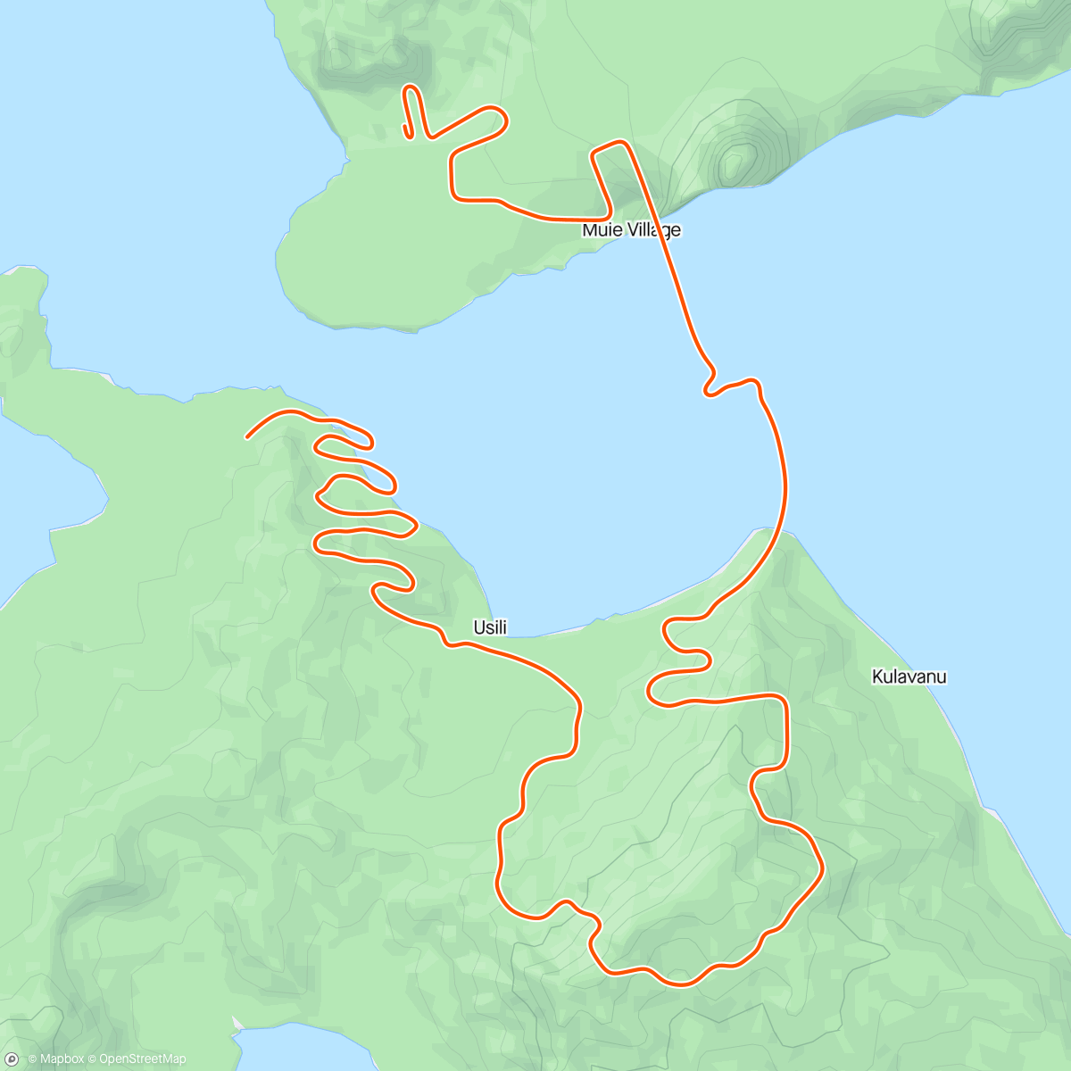 Map of the activity, Zwift - Recovery Spin in Watopia