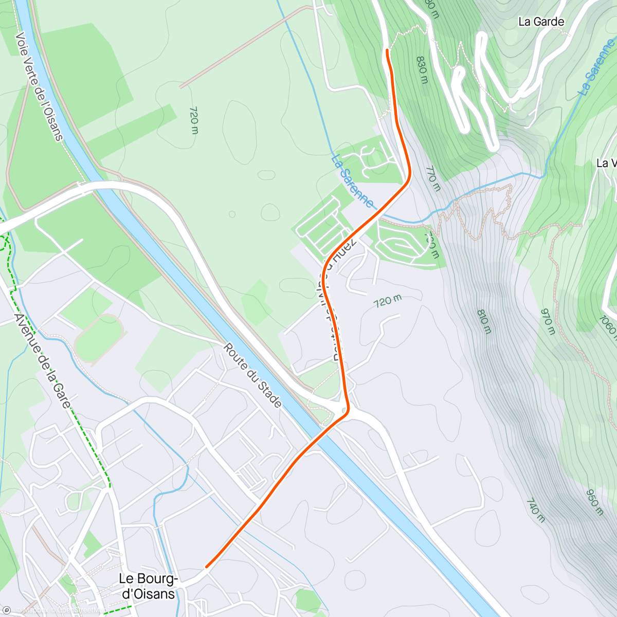 Map of the activity, ROUVY - Alpe d'Huez | France
