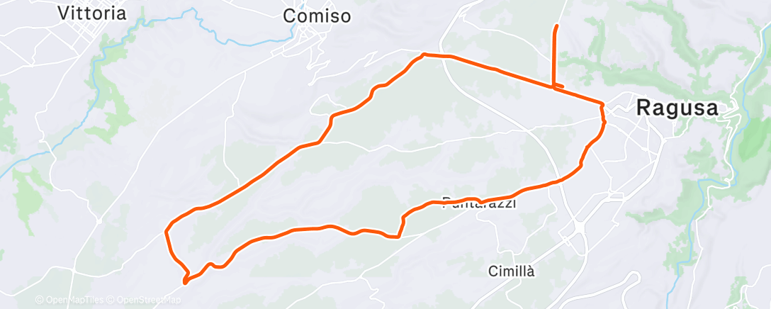 Peta aktivitas, Pedalata mattutina