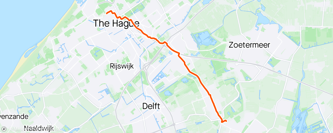 Map of the activity, No inspiration for a nice ride name..