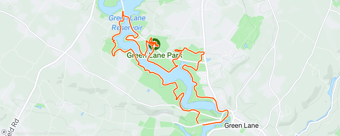 Map of the activity, Soggy Green Lane