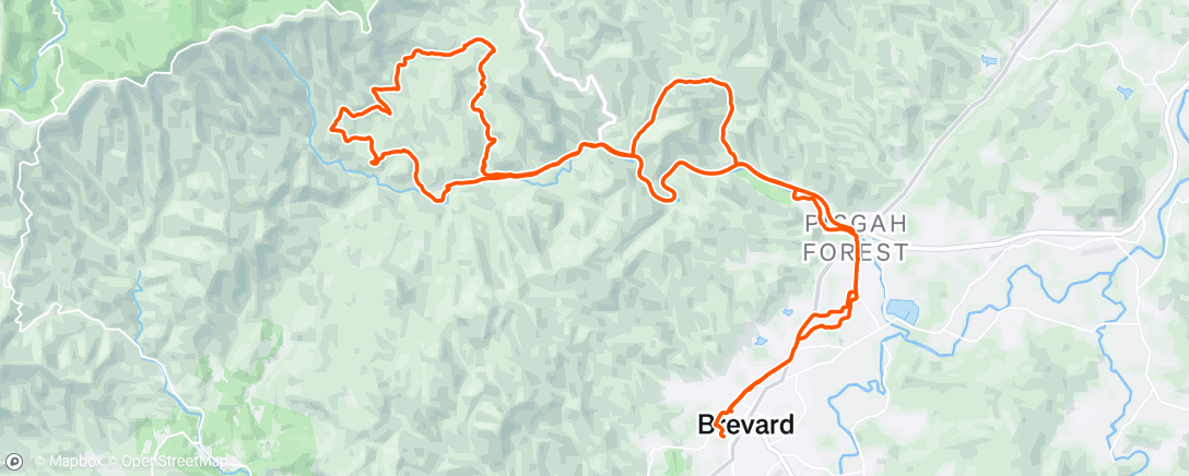 Карта физической активности (Morning Ride)