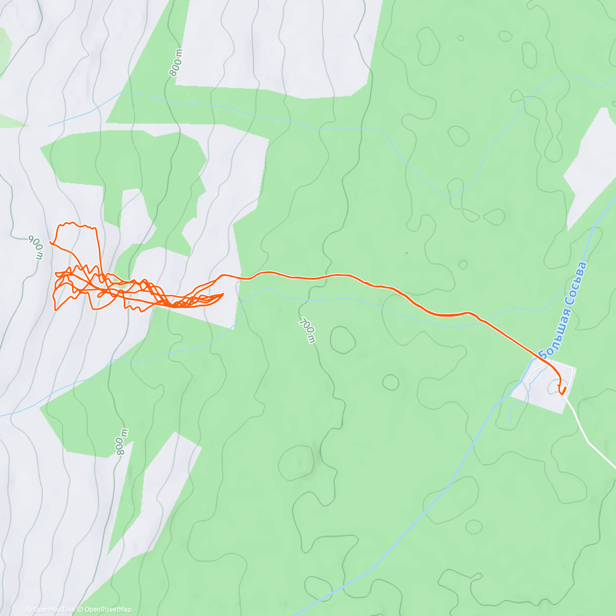 Map of the activity, ГУХ
