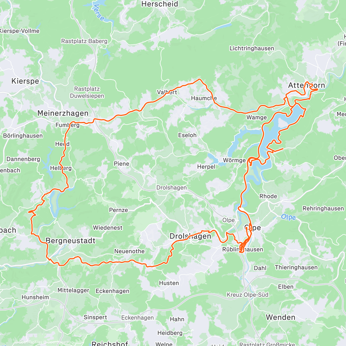 Map of the activity, CX - Festive500 ✅ mit Marc | outdoor | 7 Jahre in Folge