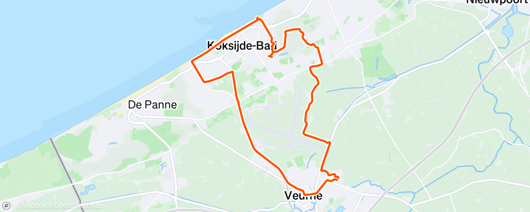 Map of the activity, Namiddagrit