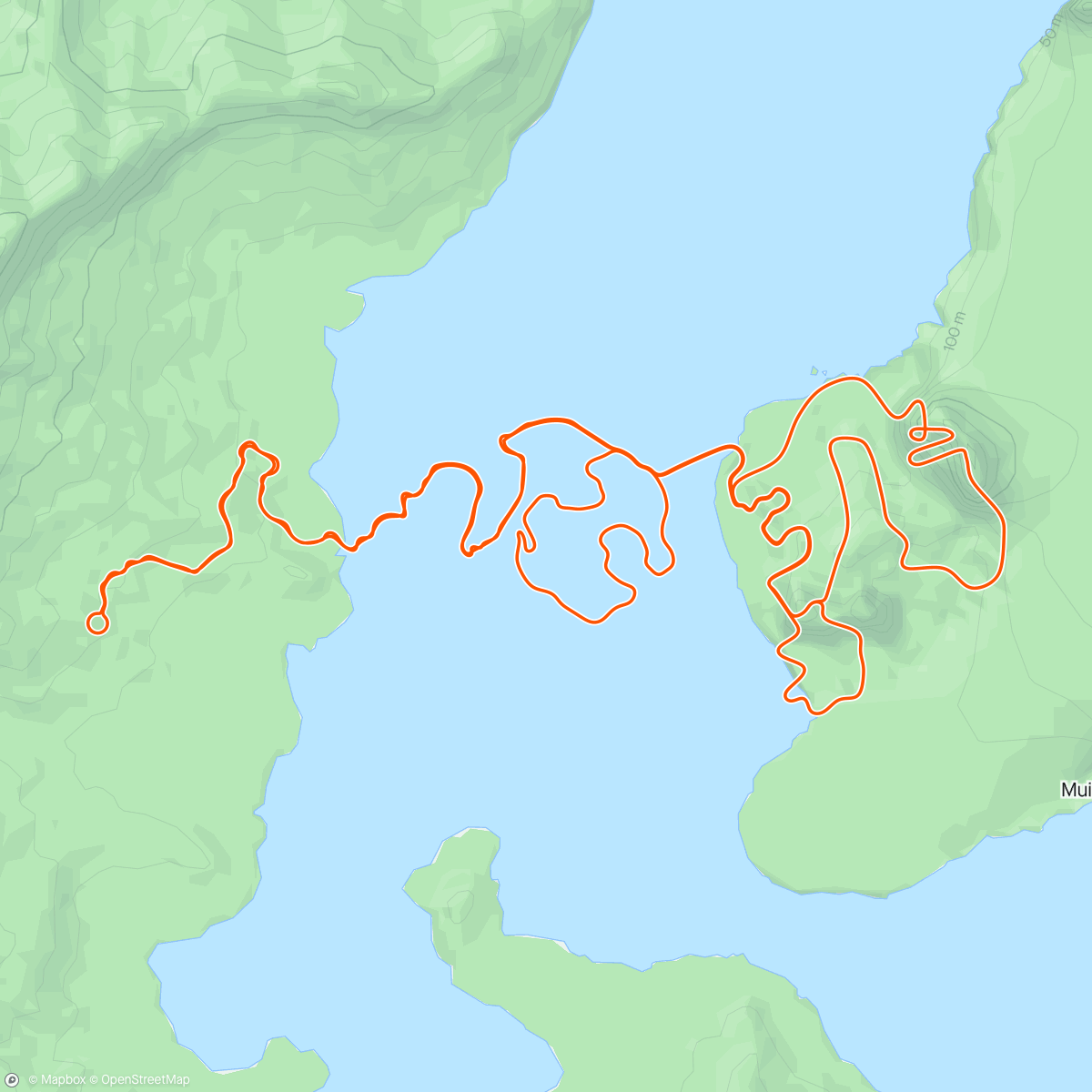 Map of the activity, Zwift - Climb Portal: Old La Honda at 75% Elevation in Watopia