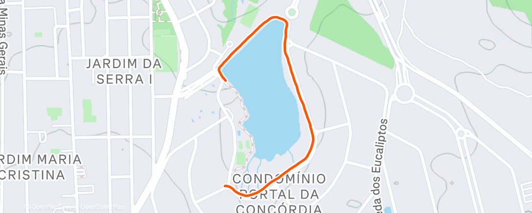 Карта физической активности (Corrida matinal)