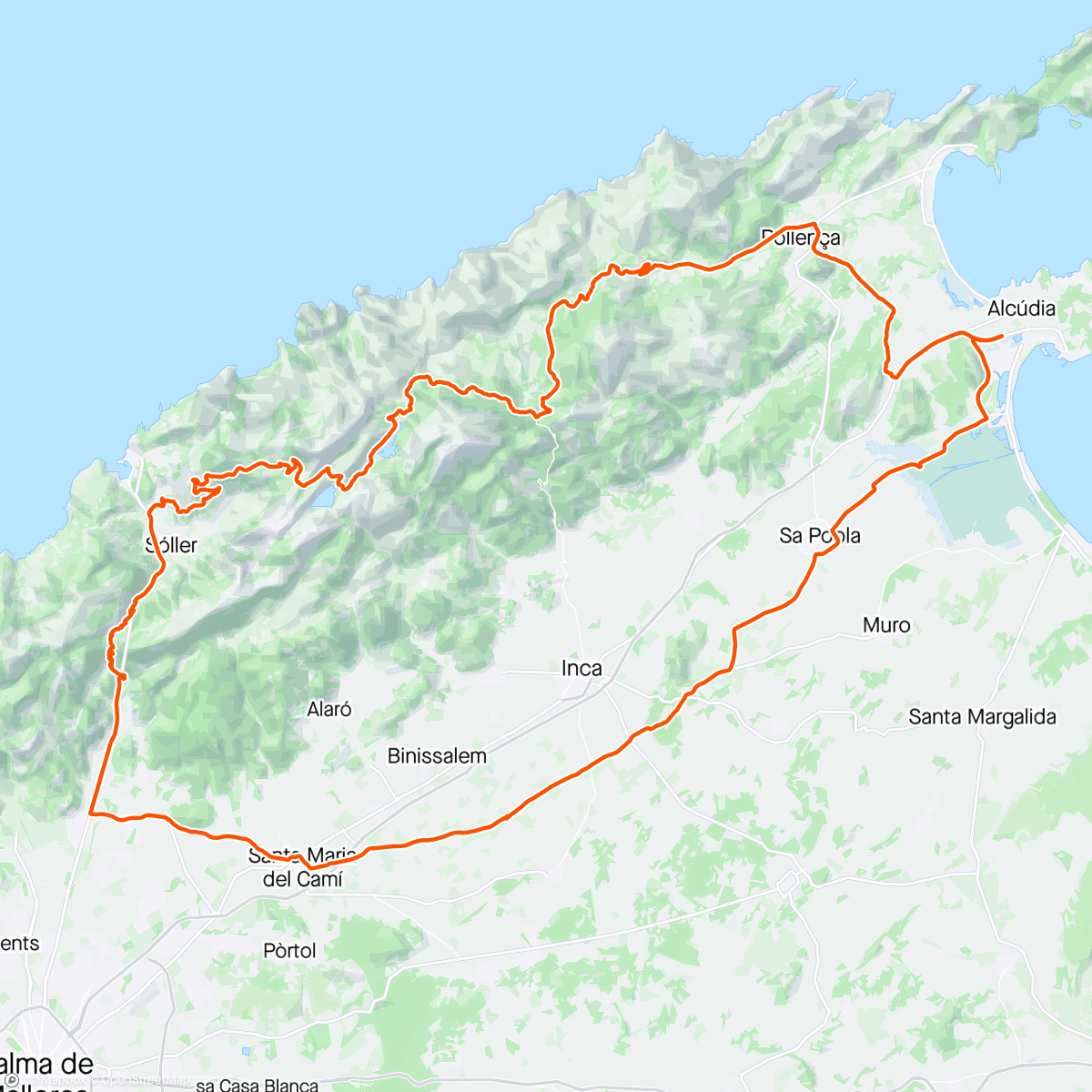 Map of the activity, ⛰️☀️🌊🥰