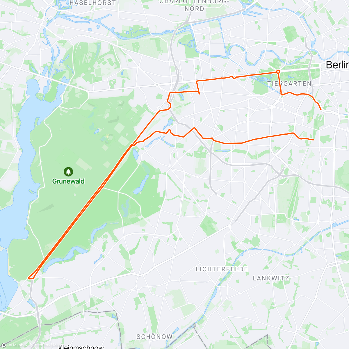 Kaart van de activiteit “Sternfahrt”