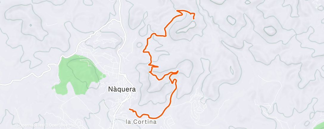 Map of the activity, Rodaje • 60’ • 🏃🏻‍♂️