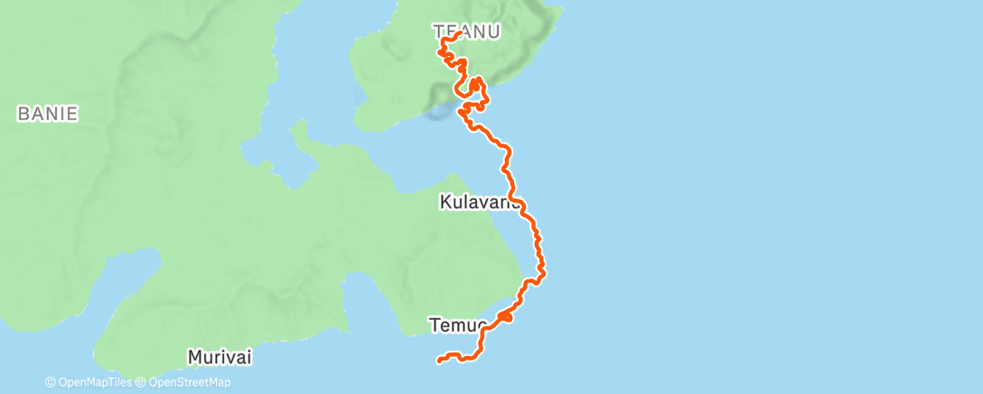 Map of the activity, Zwift - Jurassic Coast in Watopia