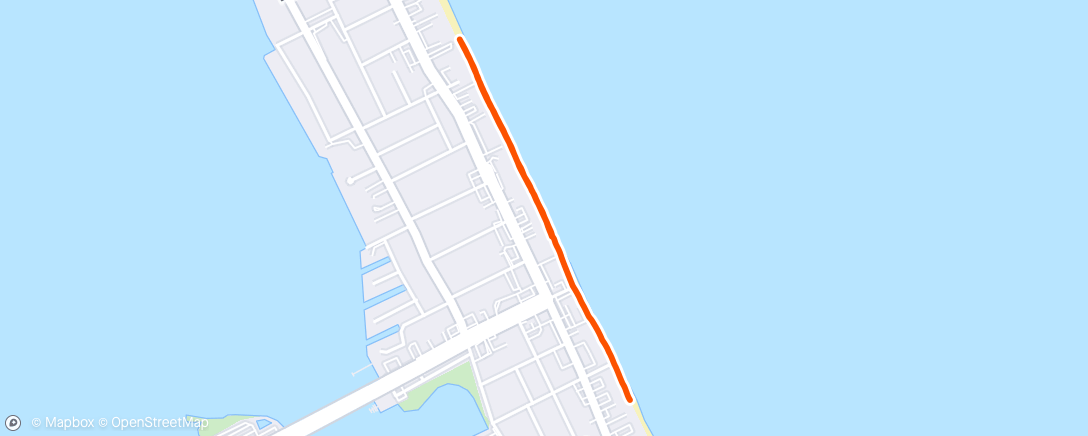 Map of the activity, 3rd Daytona poc run