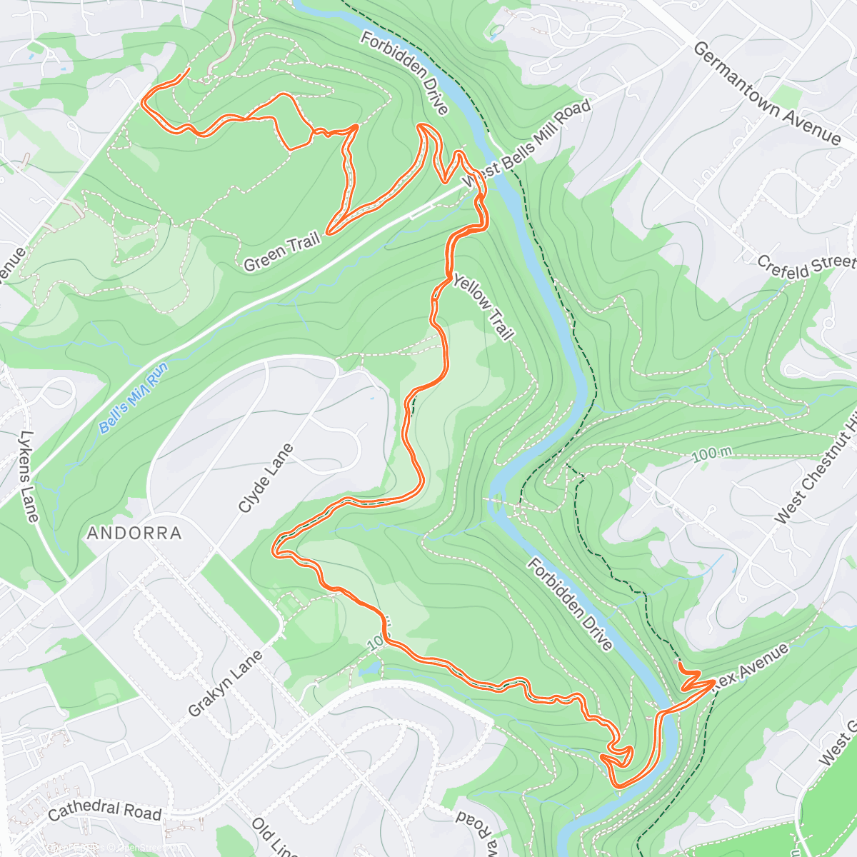 Map of the activity, 💯 people 💯 ultras
