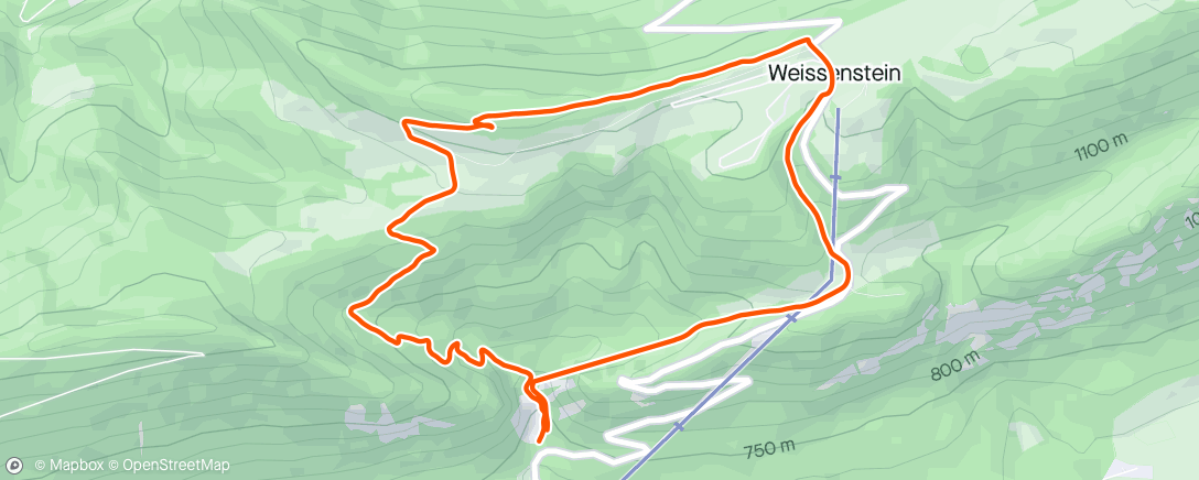 「Traillauf am Nachmittag」活動的地圖