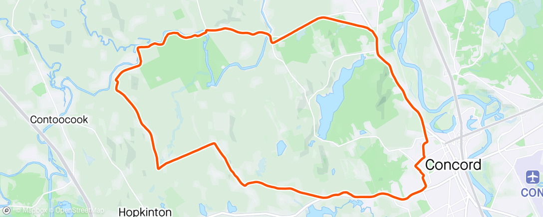 Map of the activity, Biking and hike-a-biking
