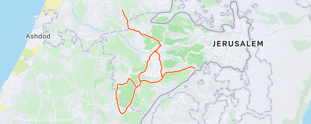 Peta aktivitas, Morning Ride