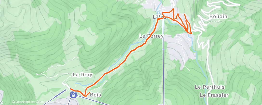 Map of the activity, FAJ vers la ville