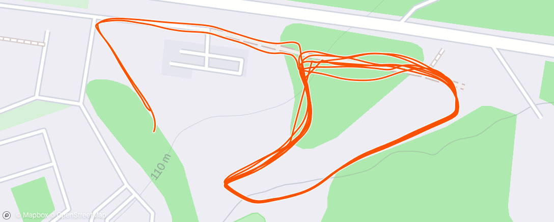 Map of the activity, Lunch Run